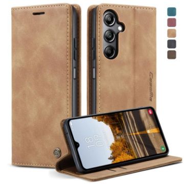 Samsung Galaxy A05s CaseMe 013 Flip Leather Phone Case - Brown - 1
