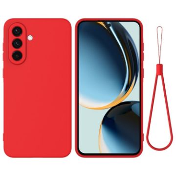 Samsung Galaxy A36 Red Liquid Silicone Dropproof Phone Case - 1