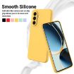 Samsung Galaxy A36 Yellow Liquid Silicone Dropproof Phone Case - 3