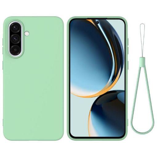Samsung Galaxy A56 5G Green Silicone Dropproof Full Coverage Case - 1