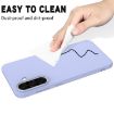 Samsung Galaxy A56 5G Purple Silicone Dropproof Full Coverage Case - 8