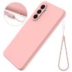 Samsung Galaxy A56 5G Pink Liquid Silicone Dropproof Phone Case - 7