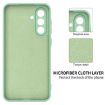 Samsung Galaxy A17 4G Green Liquid Silicone Dropproof Phone Case - 6