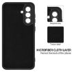 Samsung Galaxy A17 4G Black Liquid Silicone Dropproof Phone Case - 6