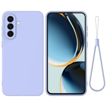 Samsung Galaxy A17 4G Purple Liquid Silicone Dropproof Phone Case - 1
