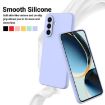 Samsung Galaxy A17 4G Purple Liquid Silicone Dropproof Phone Case - 3
