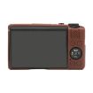 Canon PowerShot G7 X Mark II Silicone Case with Lens Cover - Coffee - 3