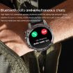AK56 IP67 BT5.1 Smart Watch 1.43" Voice Call/Health Monitor, Black Strap - 8