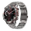 AK56 IP67 BT5.1 Smart Watch 1.43" Voice Call/Health Monitor Silver Strap - 1