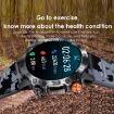 K59 IP67 BT5.0 Smart Watch 1.43" Voice Call/Sleep Detection Camo Blue - 9