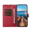Xiaomi 14 Ultra Red PU Leather Texture Embossed Line Phone Case - 4