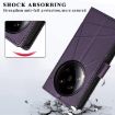 Xiaomi 14 Ultra Purple PU Leather Texture Embossed Phone Case - 6