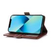 Xiaomi 14 Ultra Brown Leather RFID Phone Case - Magnetic Crazy Horse Texture - 7