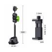 33cm Single Suction Cup Pea Clamp Arm Holder with Knob Phone Clamp - 2