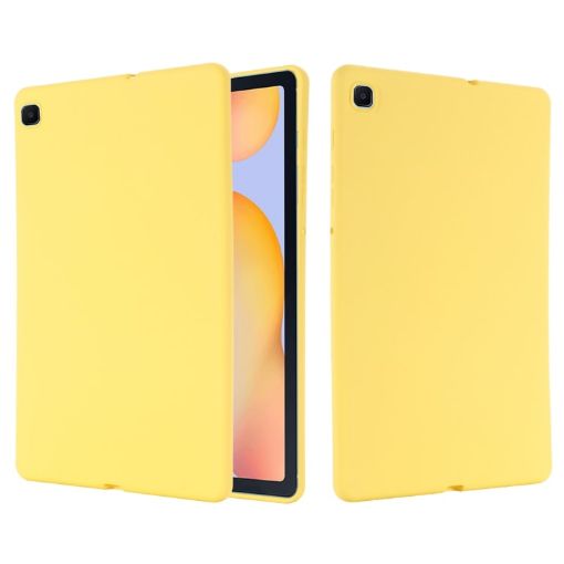 Samsung Galaxy Tab S6 Lite 2024 Yellow Silicone Shockproof Case - 1