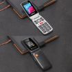 UNIWA V202T 4G Flip Phone, 2.4" Unisoc T107, SOS, FM, Dual SIM, 21 Keys, Red - 7