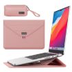 13/14 Inch Pink Laptop Sleeve & Accessories Bag - Envelope Holder - 1