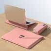 13/14 Inch Pink Laptop Sleeve & Accessories Bag - Envelope Holder - 2