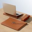 Laptop Sleeve Bag with Accessories Pouch for 15.4/15.6/16.1 inch - Brown - 2