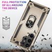 Samsung Galaxy S24 Ultra 5G Shockproof Gold TPU + PC Phone Case - 6