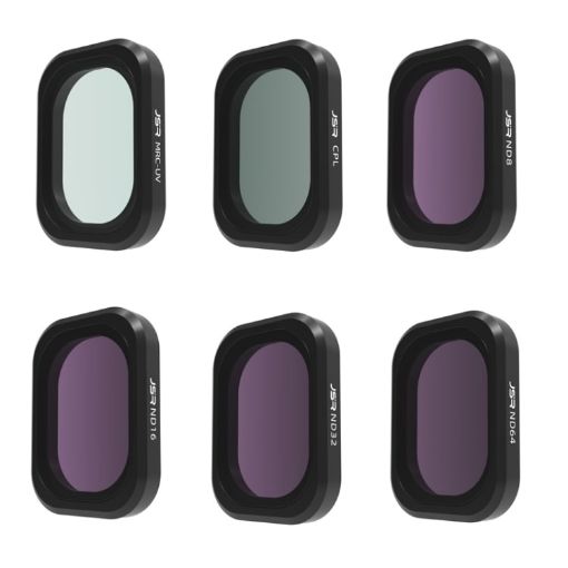 DJI OSMO Pocket 3 JSR CB Series Camera Lens Filter 6-in-1 UV CPL ND8-64 - 1