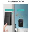 Wireless Doorbell with Temperature Display & Remote Control, US Plug, Black - 6