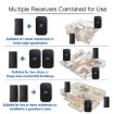 Wireless Doorbell with Temperature Display & Remote Control, US Plug, Black - 9