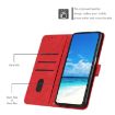 Xiaomi 14 Ultra Red Leather Phone Case with Heart Emboss & Lanyard - 4