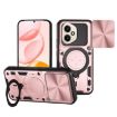 For Honor 400 Pink Camshield Magnetic Holder Phone Case 156.5mm CD Texture - 1