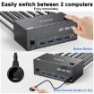 8K 30Hz USB3.0 Triple Monitor KVM Switch - KC-KVM203DH, AU Plug - 4