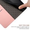 Xiaomi 14 Ultra Pink Leather Phone Case - Rhombic Grid Texture - 7
