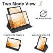 Samsung Galaxy Tab S10+/S9+ 360 Rotation Leather Case - Black - 3