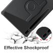 Samsung Galaxy Tab S10+/S9+ 360 Rotation Leather Case - Black - 5