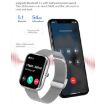 AK58 Smart Watch, 1.96" Screen, Steel Band, Health & 100+ Sports Modes - 7