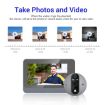 ESCAM C87 1080P Smart WiFi Door Viewer, Wide-Angle, Night Vision, White - 9
