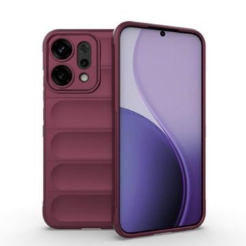 Huawei nova 14 5G Wine Red Magic Shield TPU Flannel Phone Case - 1