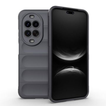 Huawei nova 14 Ultra Magic Shield TPU + Flannel Case - Dark Grey - 1