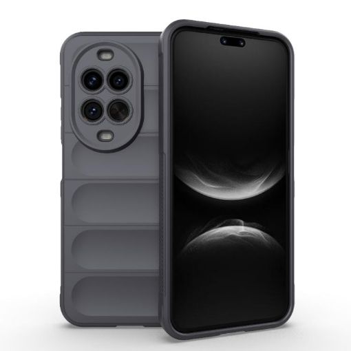 Huawei nova 14 Ultra Magic Shield TPU + Flannel Case - Dark Grey - 1