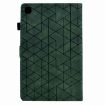 Samsung Galaxy Tab A7 10.4 2020 T500 Green Rhombus TPU Leather Case - 3
