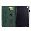 Samsung Galaxy Tab A7 10.4 2020 T500 Green Rhombus TPU Leather Case - 4