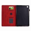 Samsung Galaxy Tab A7 10.4 2020 T500 Red Rhombus TPU Leather Case - 4