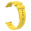 Universal 20mm Yellow Silicone Watch Band with Reverse Buckle - 3