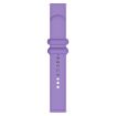 Universal 20mm Purple Silicone Watch Band with Reverse Buckle - 2