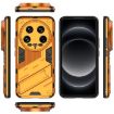 Xiaomi 14 Ultra 5G Punk Armor Phone Case with Holder - Orange - 3