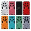 Xiaomi 14 Ultra 5G Punk Armor Phone Case with Holder - Orange - 7