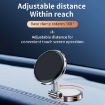 Magnetic Alloy Foldable Car Dashboard Phone Holder Silver - ZF016 - 8