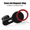 360 Rotating Magnetic Car Phone Holder - Air Outlet Mount (Black) - 6