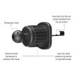 360 Rotating Magnetic Car Phone Holder - Air Outlet Mount (Black) - 8