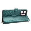 OPPO Reno14 Global Green Honeycomb Dot Texture Leather Phone Case - 5