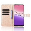 OPPO A5x 5G/4G Global Honeycomb Dot Leather Case - Gold - 4